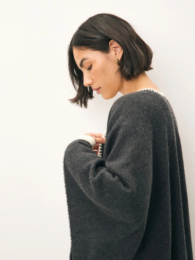 Emme Marella Heidi Shawl in Charcoal