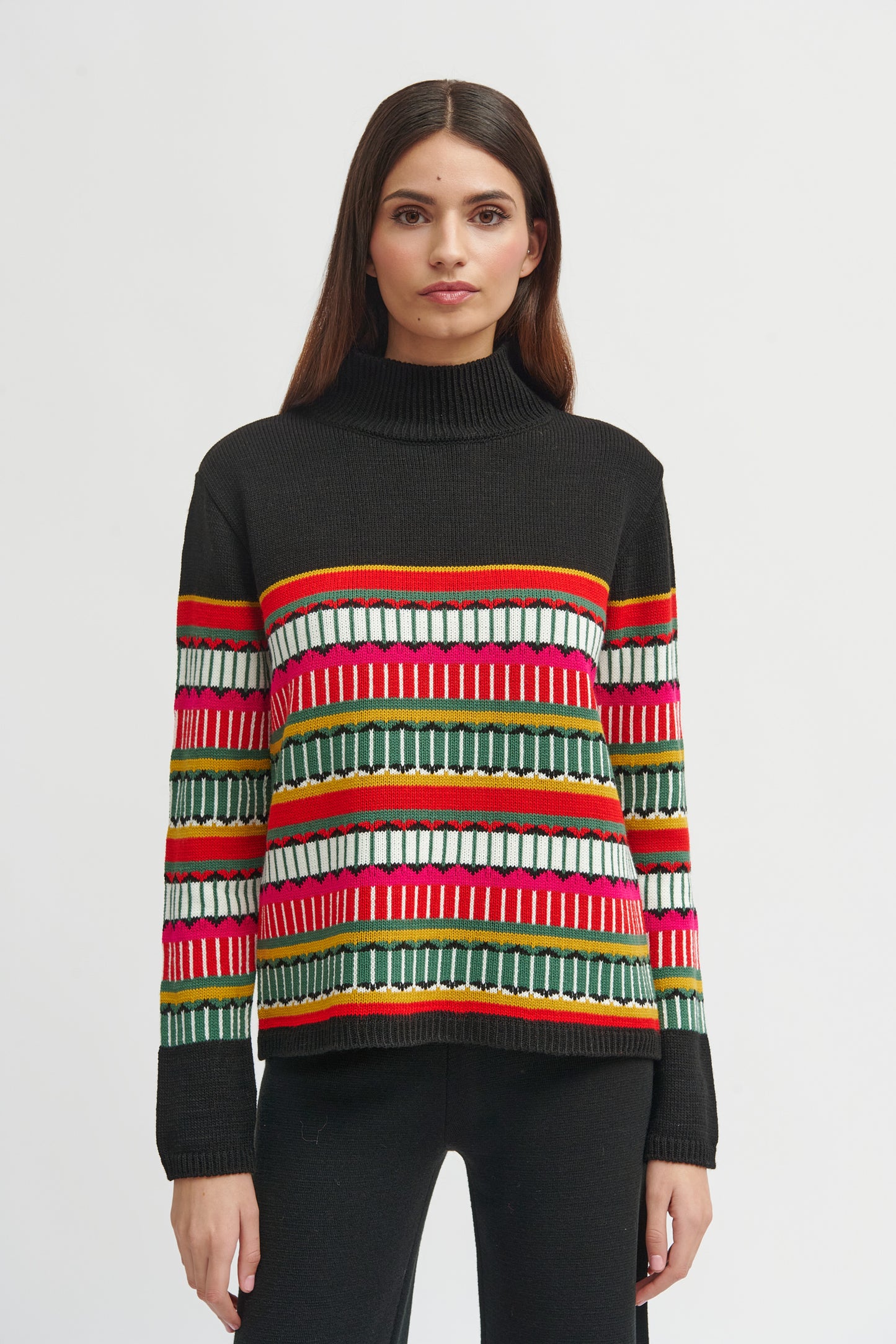 Hornos High Neck Sweater