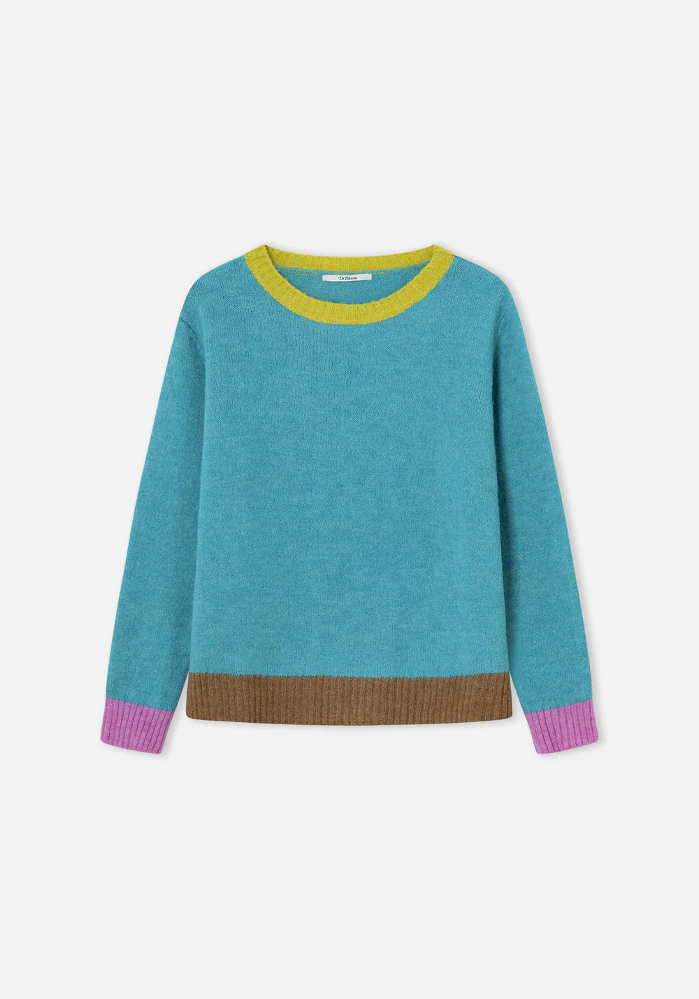 Funky Knit Sweater in Turquoise