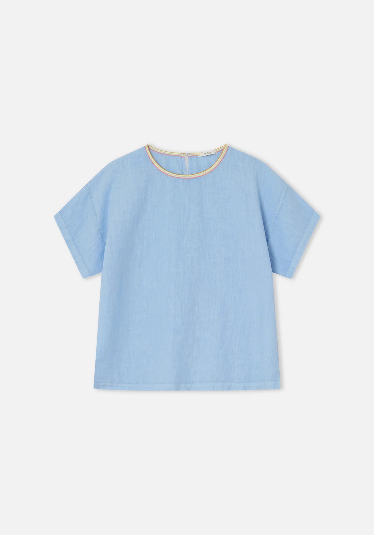 Dr Bloom Linen Short-sleeve in Blue