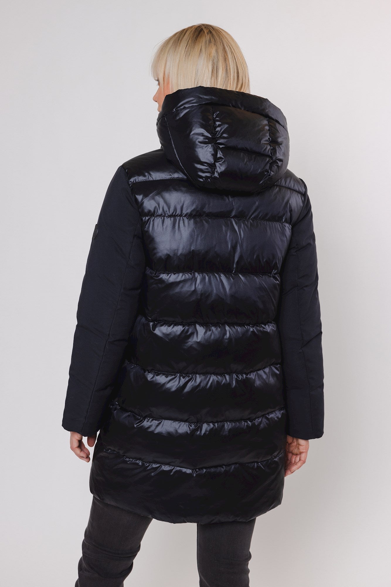 Marcie Padded Coat in Navy