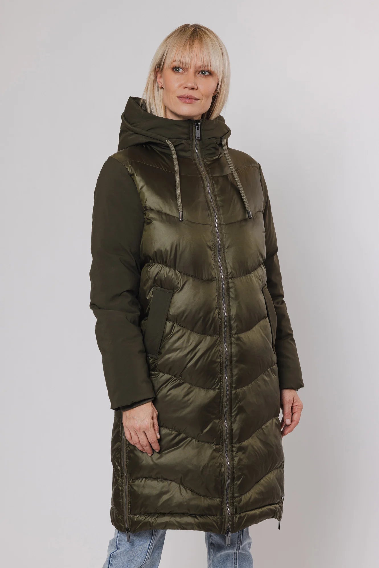 Masja Puffa Coat in Hunter