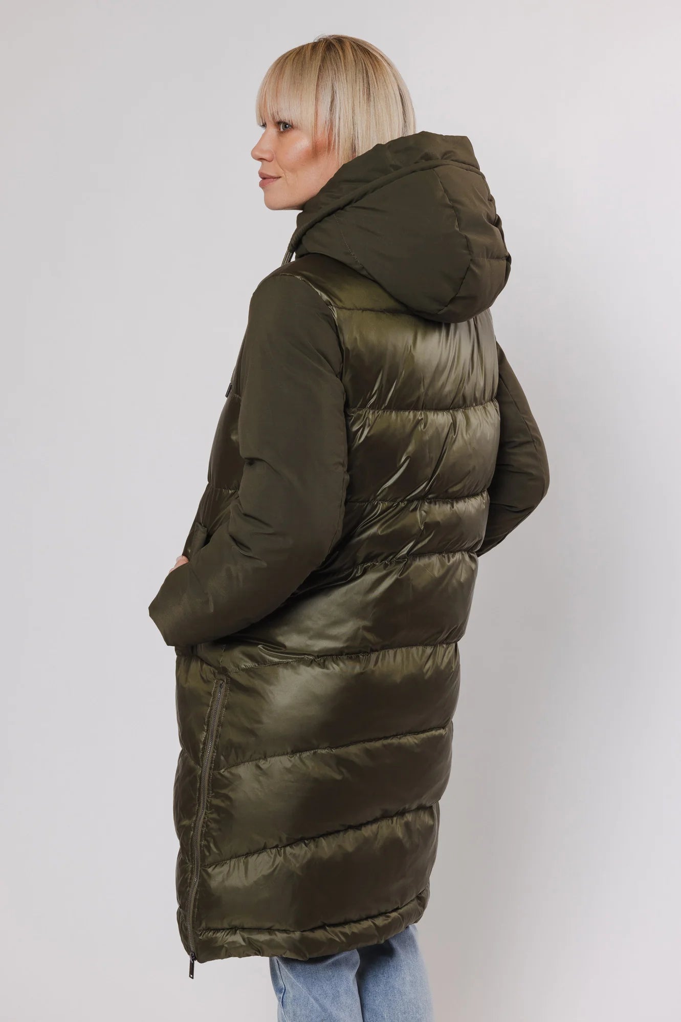 Masja Puffa Coat in Hunter