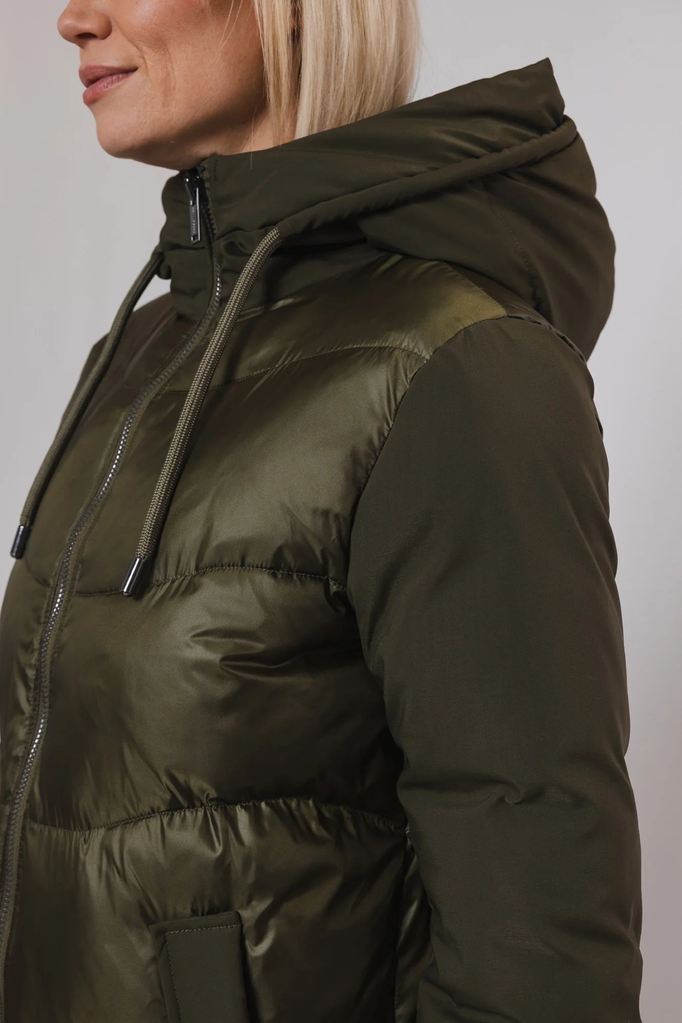 Masja Puffa Coat in Hunter