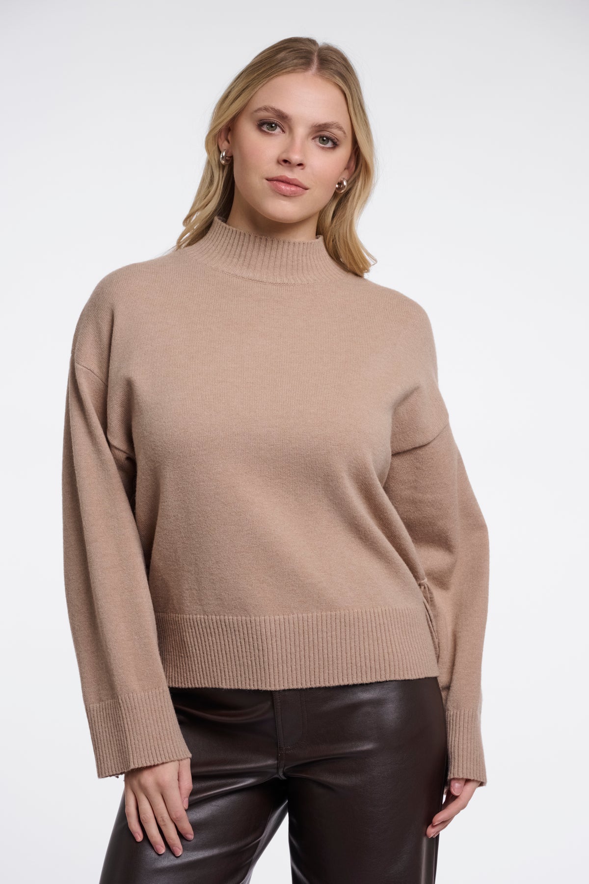 Rino & Pelle Melis Fringed Jumper in Dusty Oat