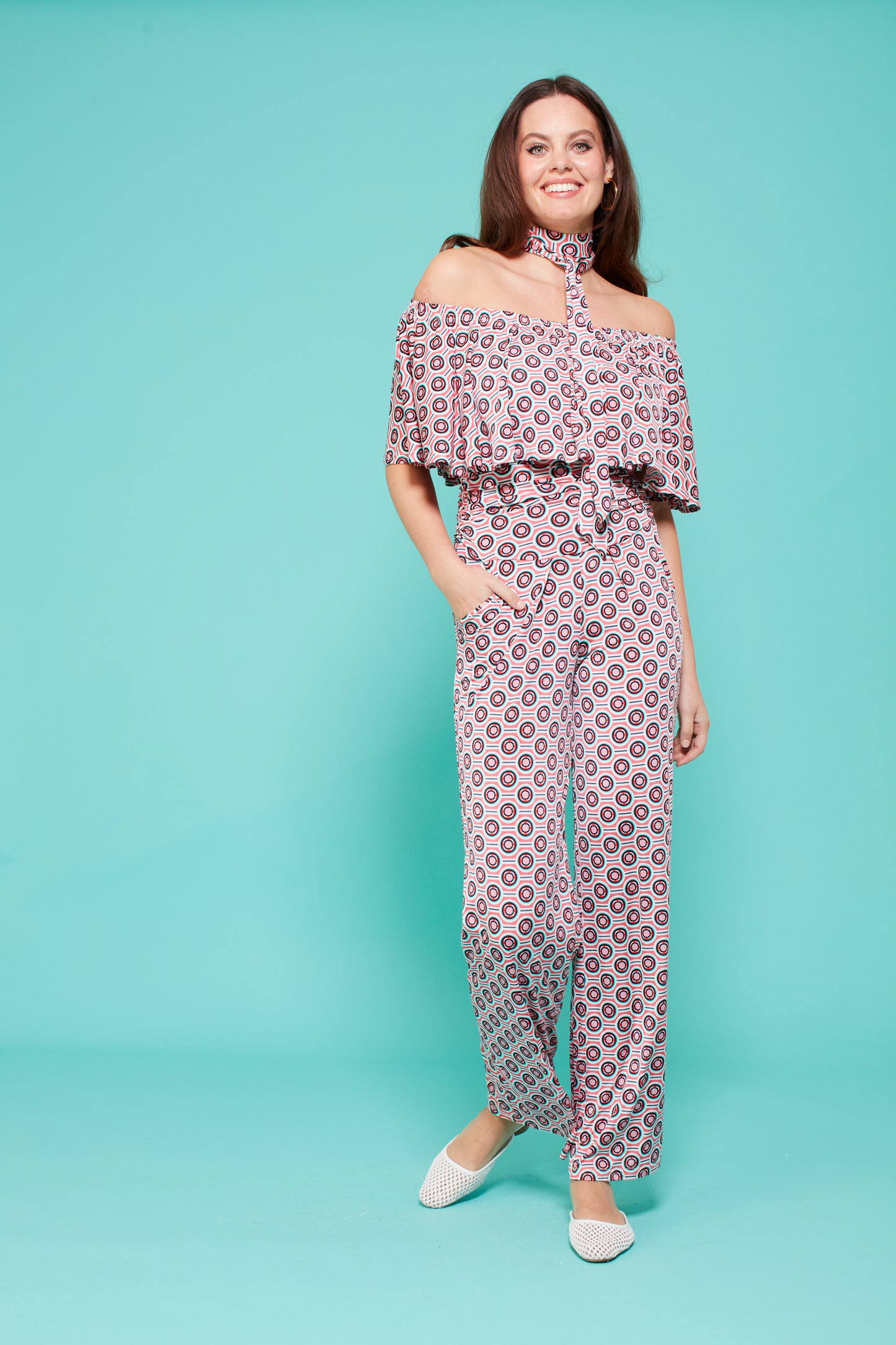 Misty Jumpsuit in Soller Pink