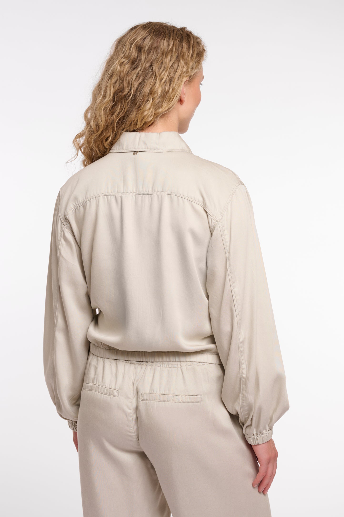 Rino & Pelle Myla Puff Sleeve Jacket in Birch