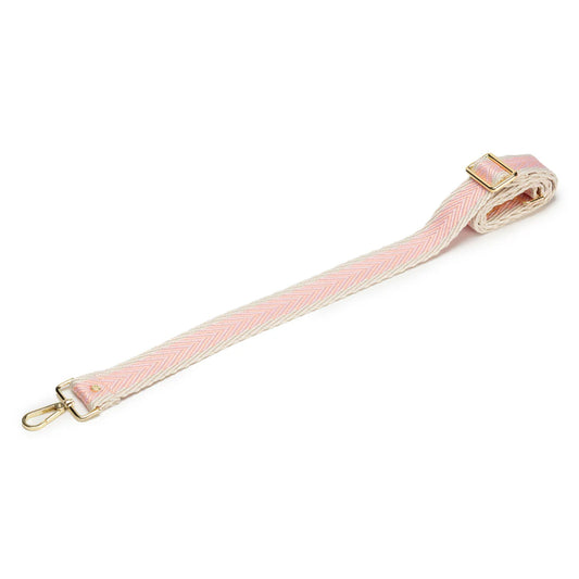 Elie Beaumont Bag Strap Pink Chevron