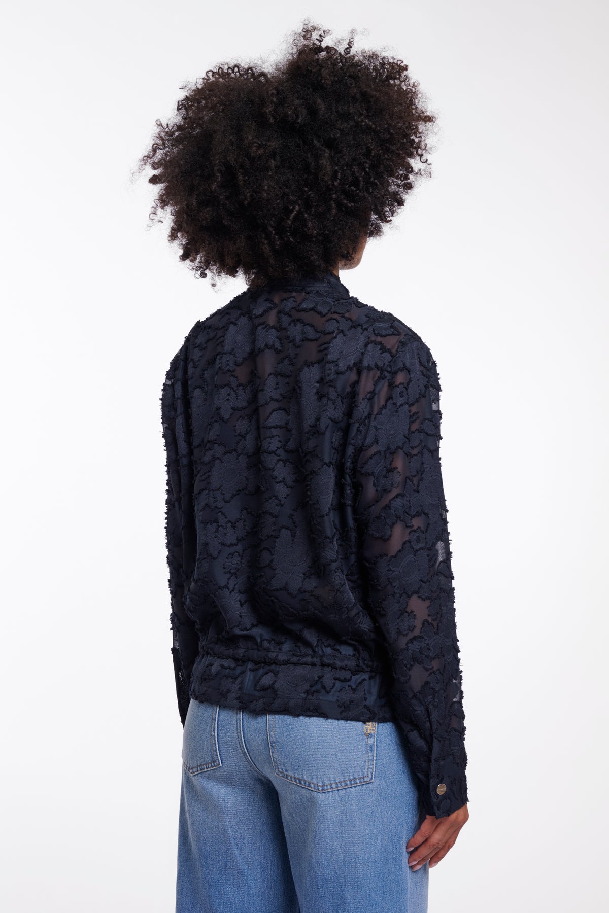 Rino & Pelle Priori Zip Jacket in Dark Navy