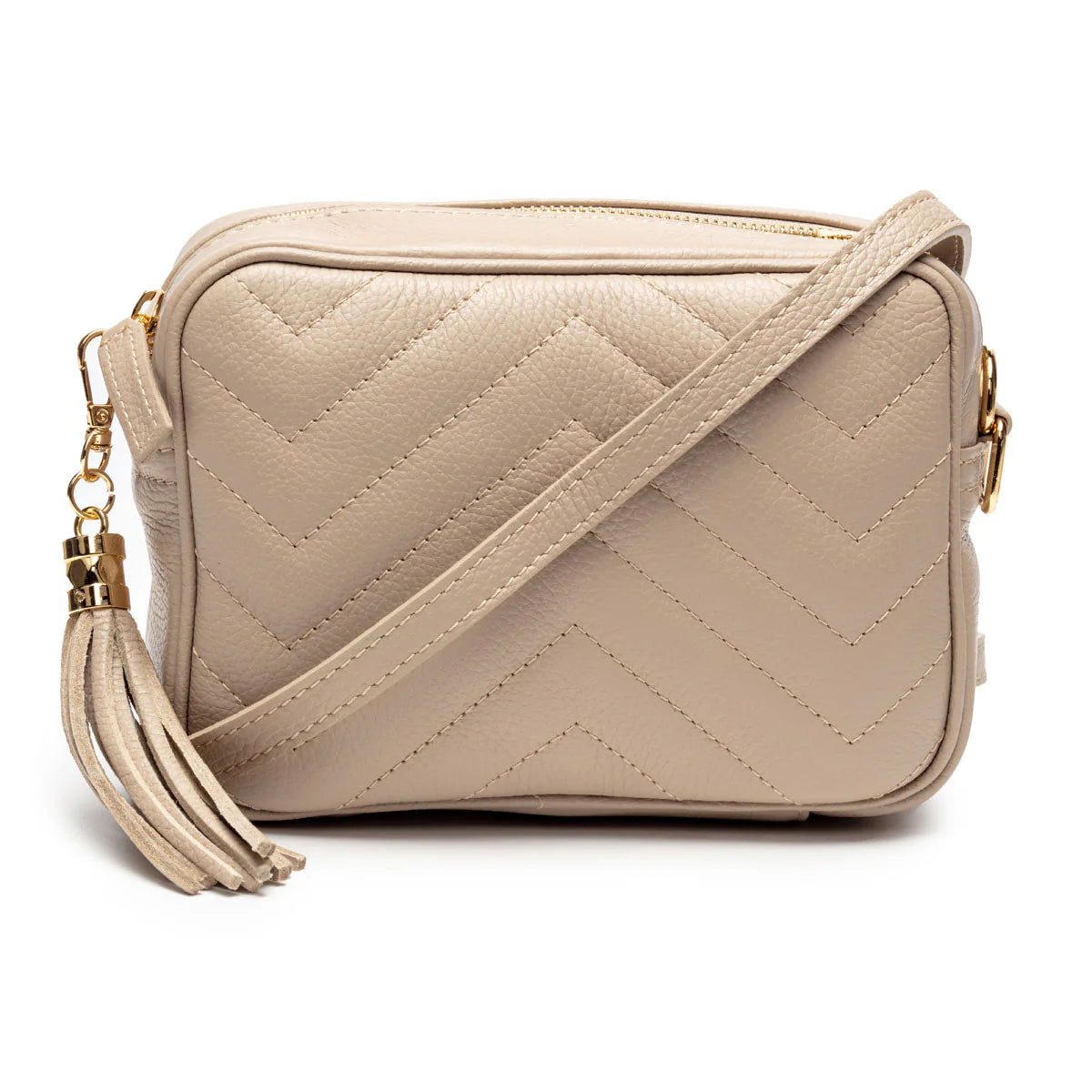 Elie Beaumont Quilted Bag Biscuit
