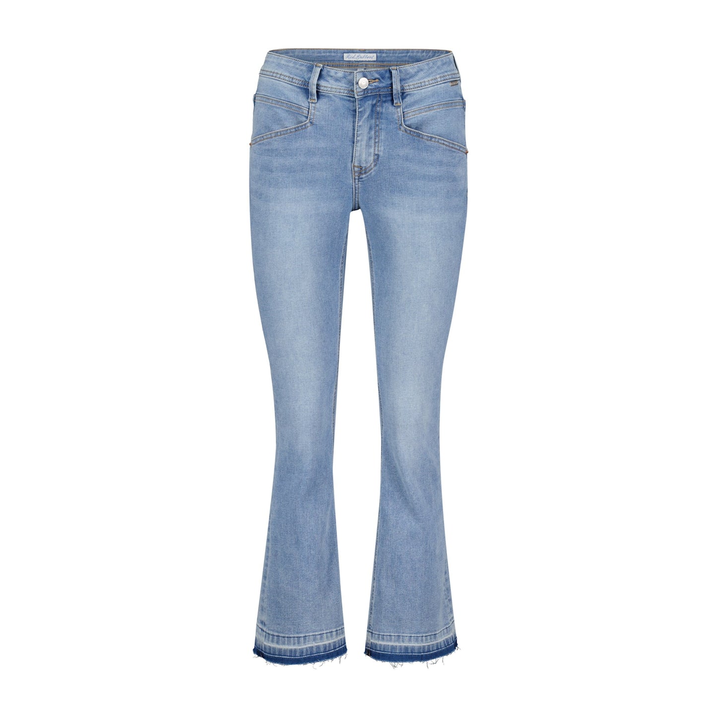 Babette Flared Jeans in Bleach Demin