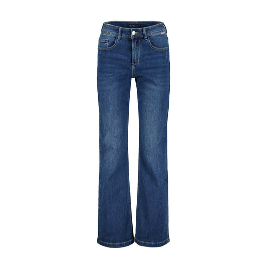 Red Button Colette Wide Leg Jeans in Dark Stone