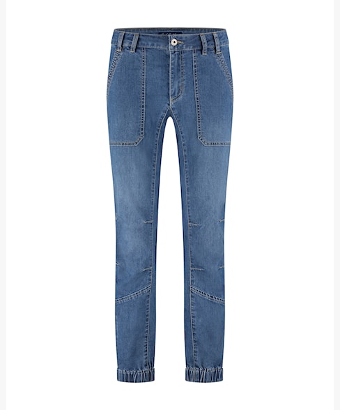 Red Button Joy Jeans in Midstone