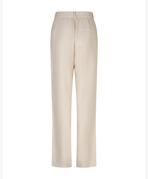 Red Button Claudette Linen Trousers in Pebble - L31