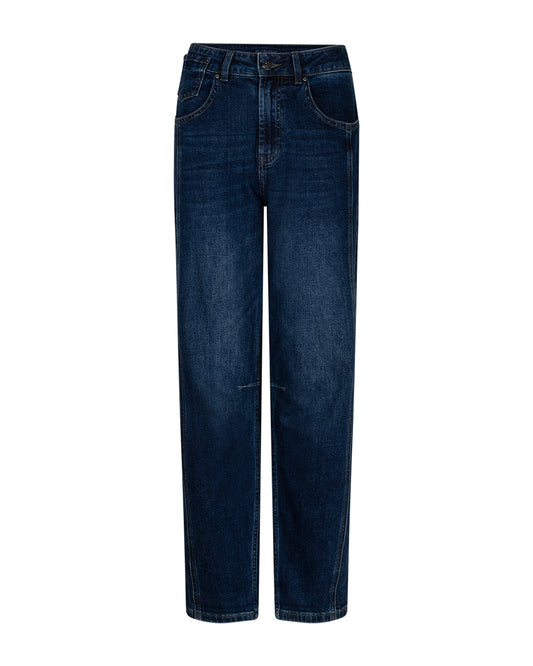 Red Button Caitlina Side Patch Curved Leg Jeans in Dark Stone
