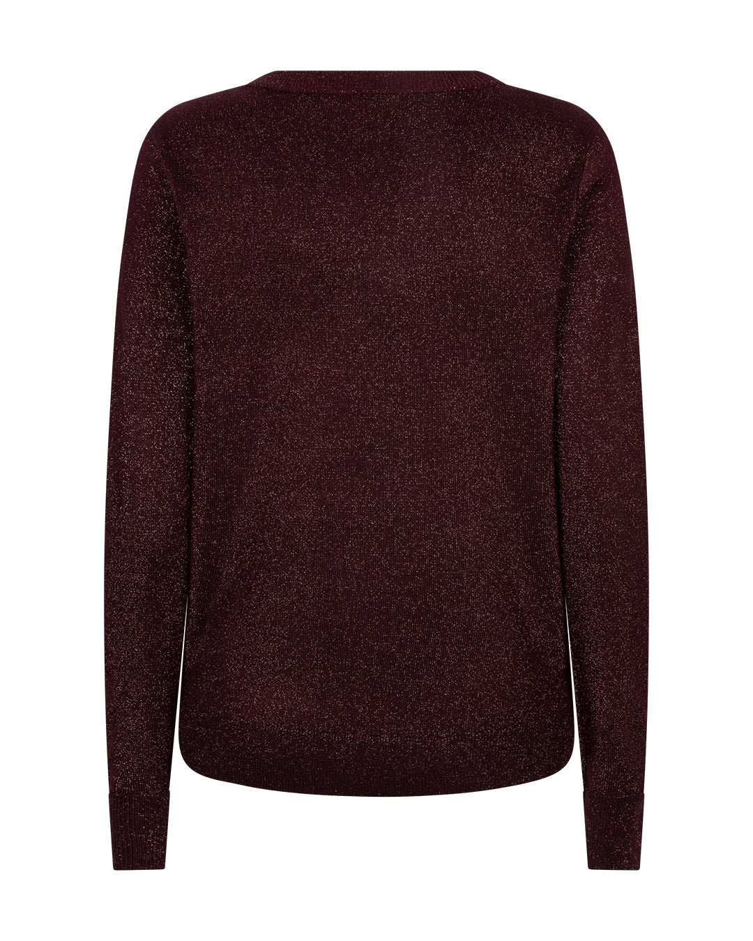 Red Button Sweet Sparkle Jumper in Burgundy