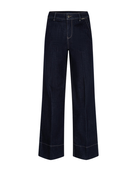 Red Button Conny Wide Leg Jeans in Forever Blue
