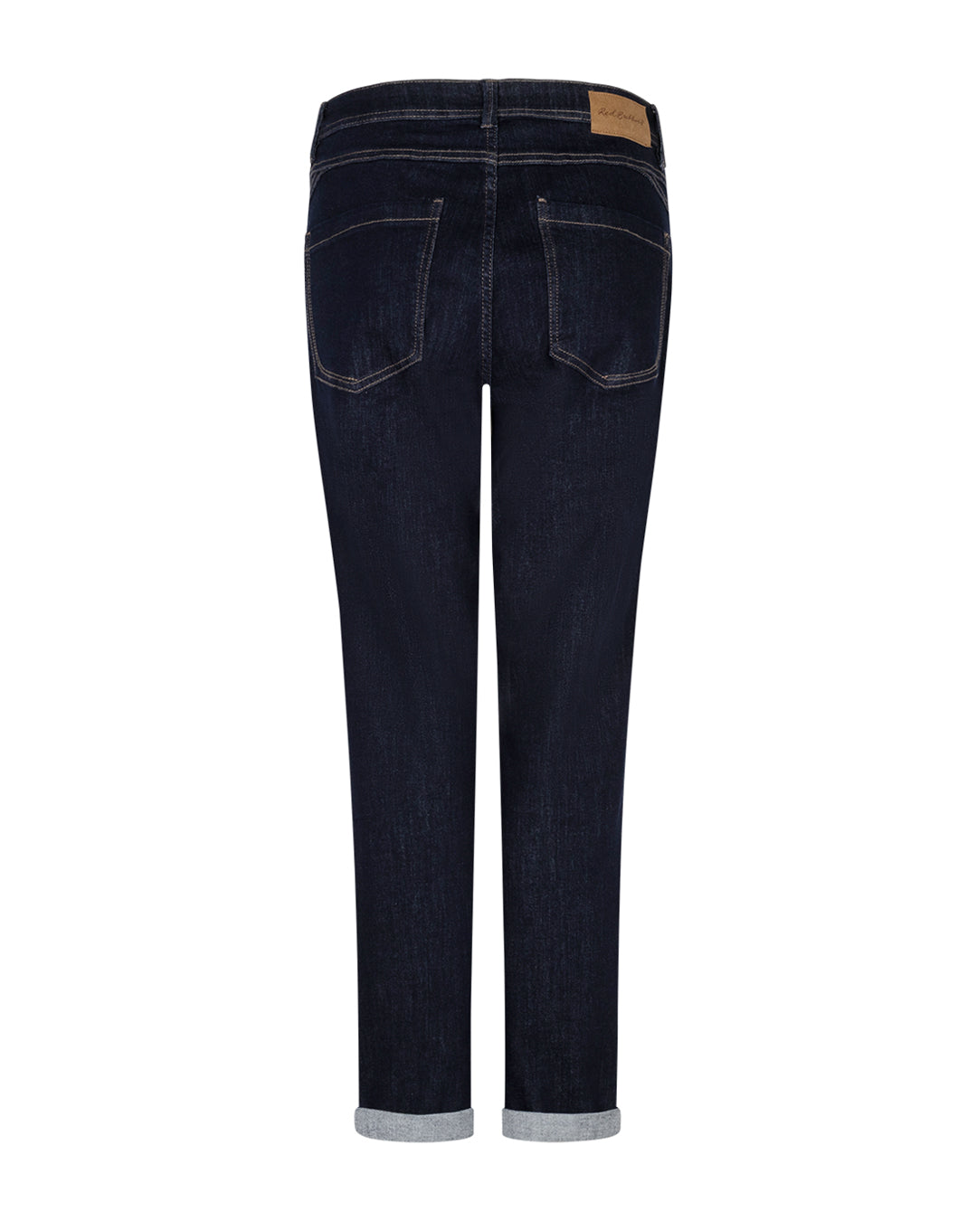 Red Button Relax Tapered Jeans in Forever Blue