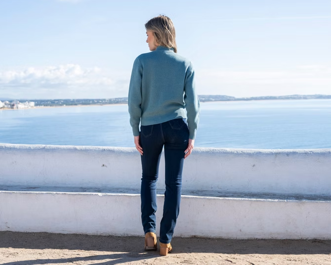 Marble Teal Cardigan