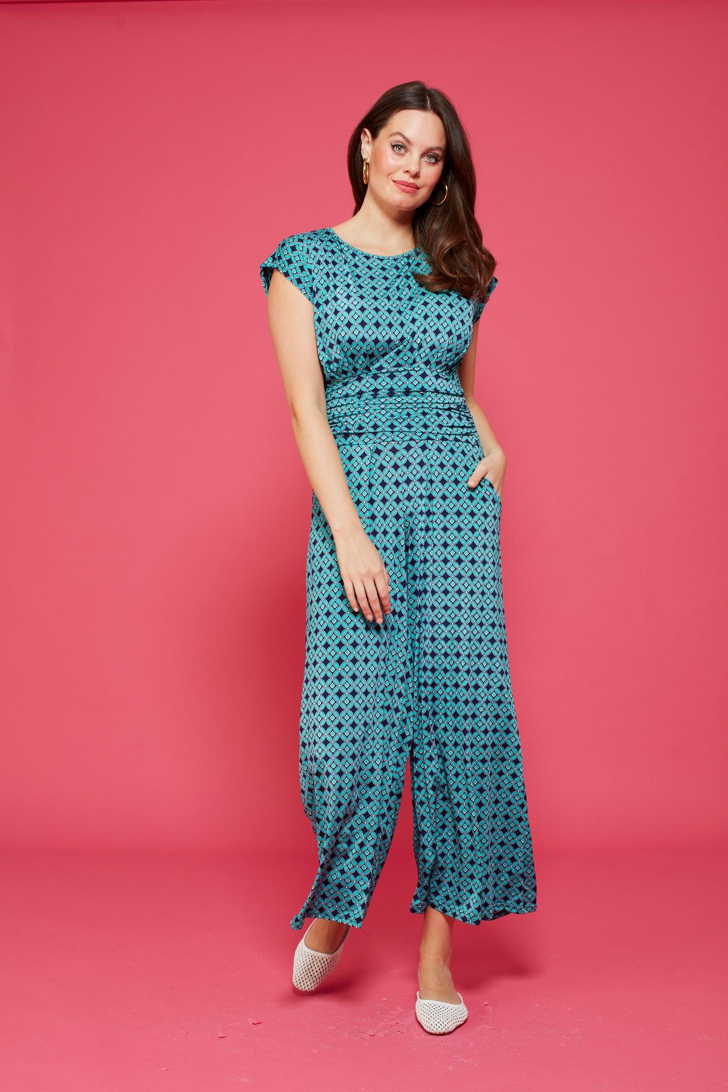 Tasha Jumpsuit in Riad Turquoise