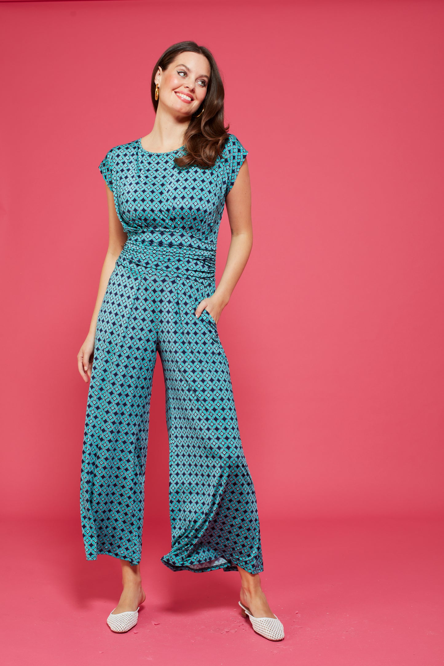 Tasha Jumpsuit in Riad Turquoise