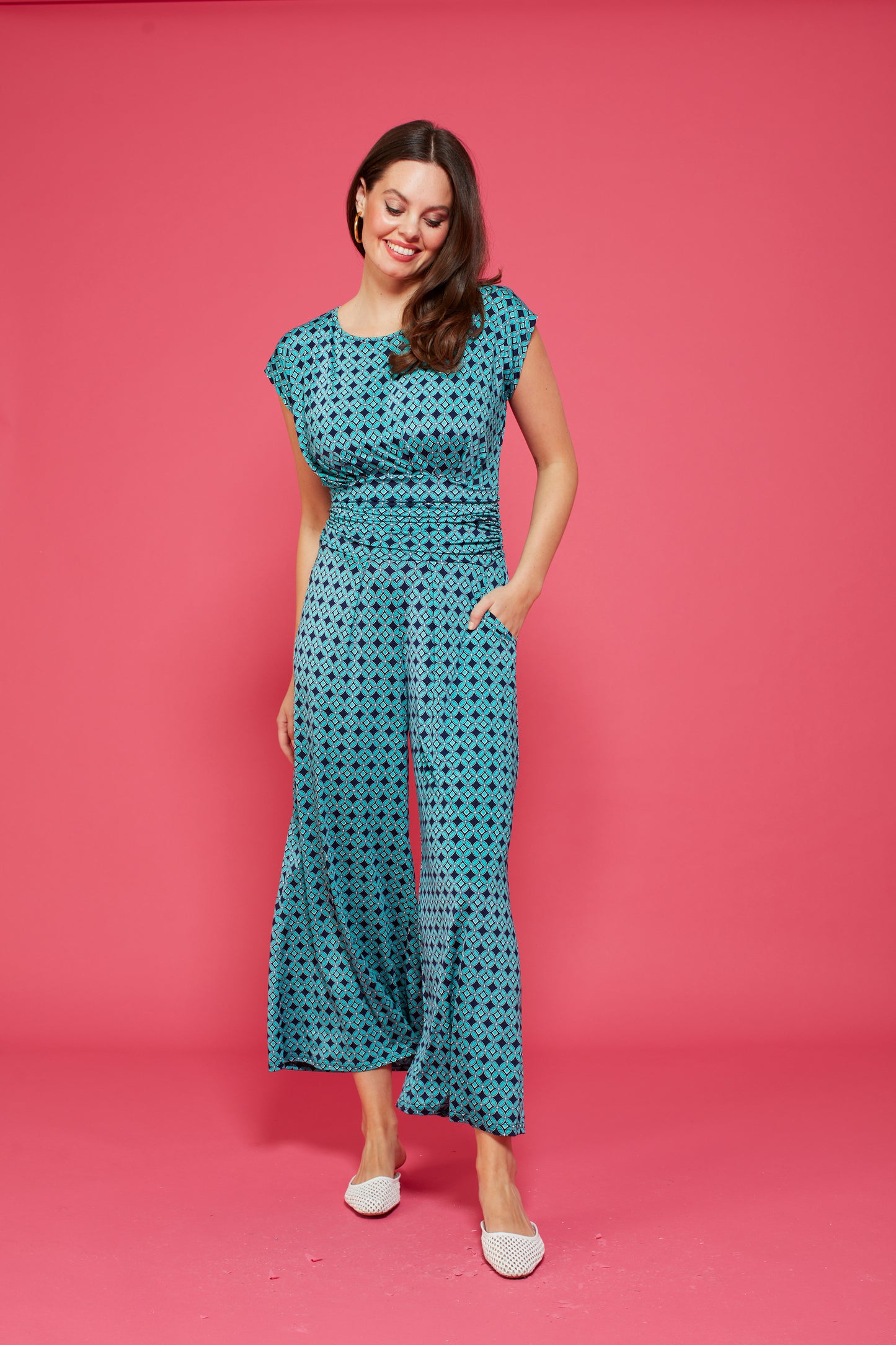 Tasha Jumpsuit in Riad Turquoise