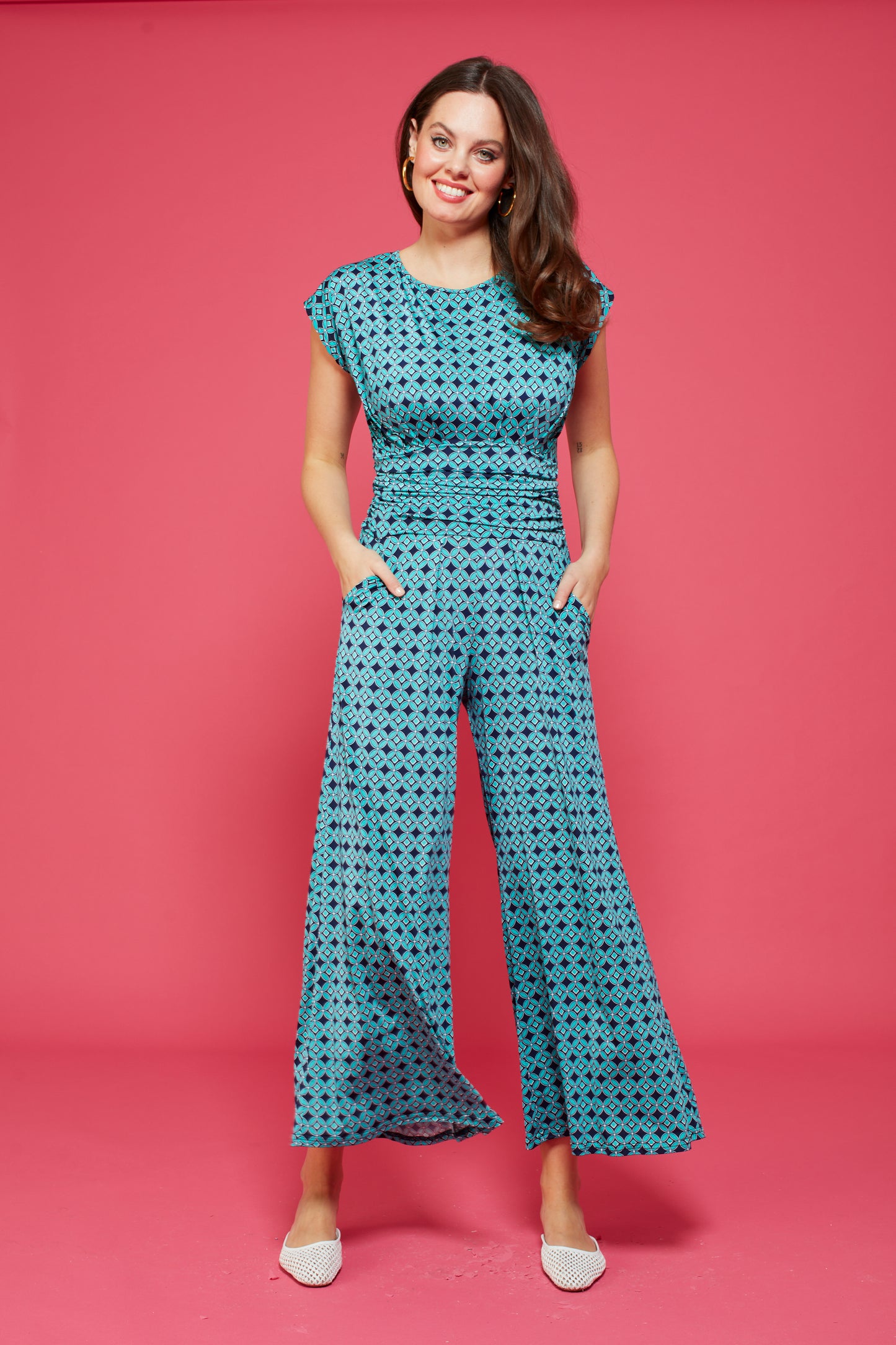 Tasha Jumpsuit in Riad Turquoise