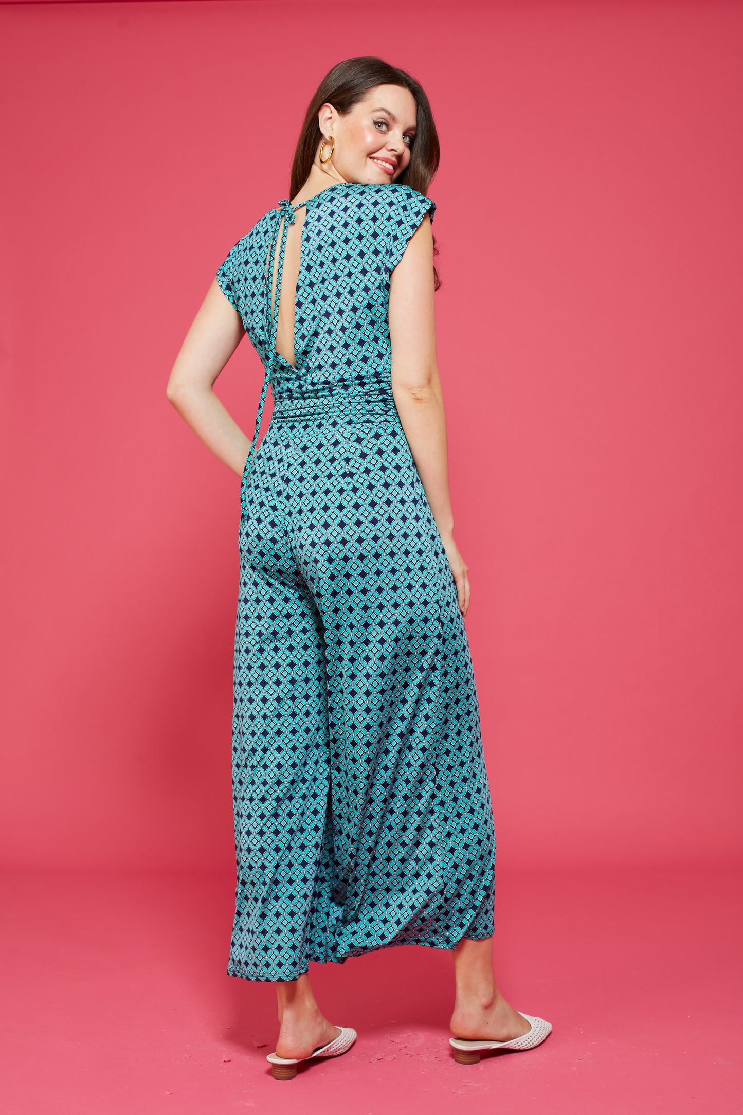 Tasha Jumpsuit in Riad Turquoise