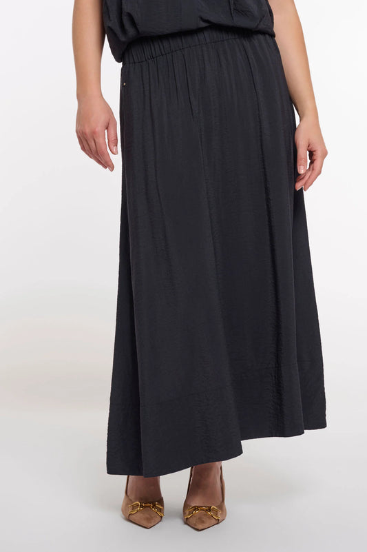 Rino & Pelle Tosca Midi Skirt in Dark Navy