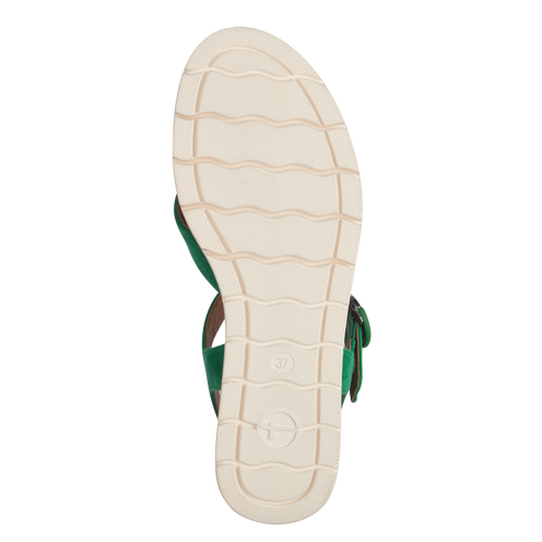Suede Sandals in Green