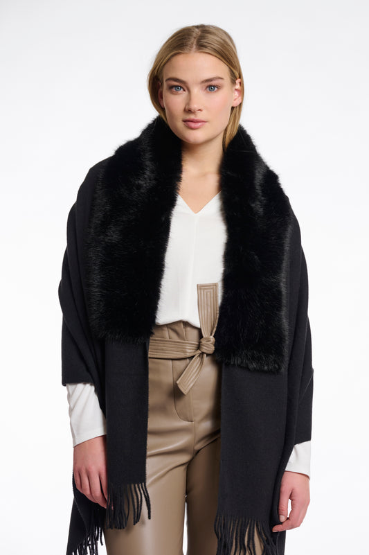 Rino & Pelle Wendy Cape in Black