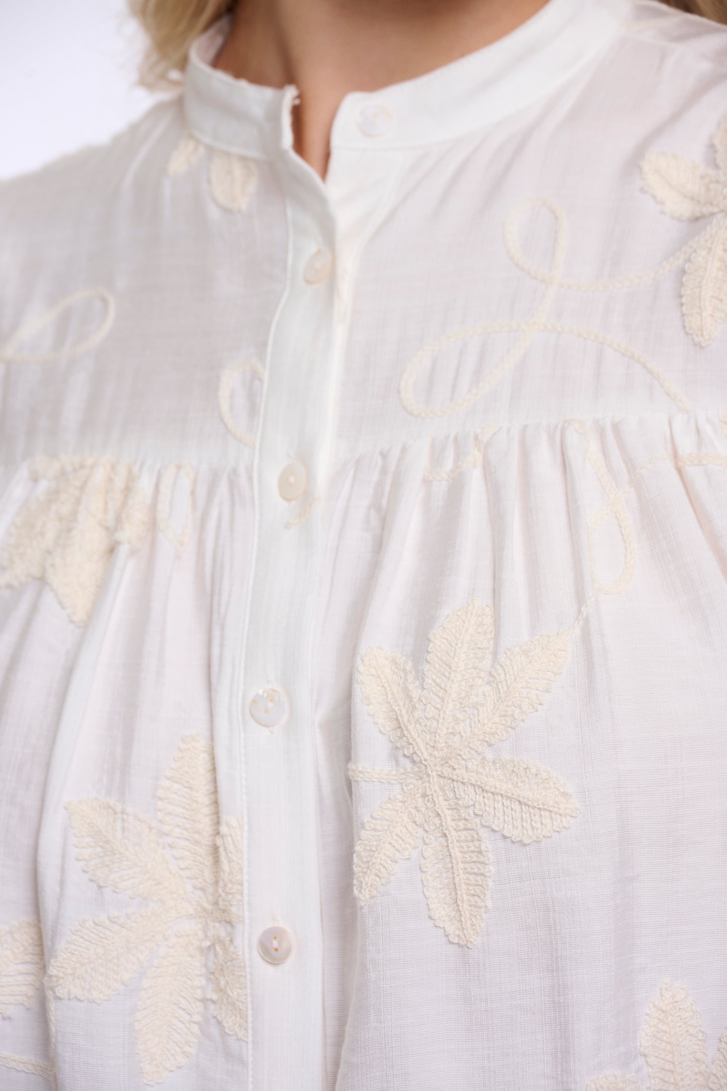 Rino & Pelle Zilan Blouse in Snow white