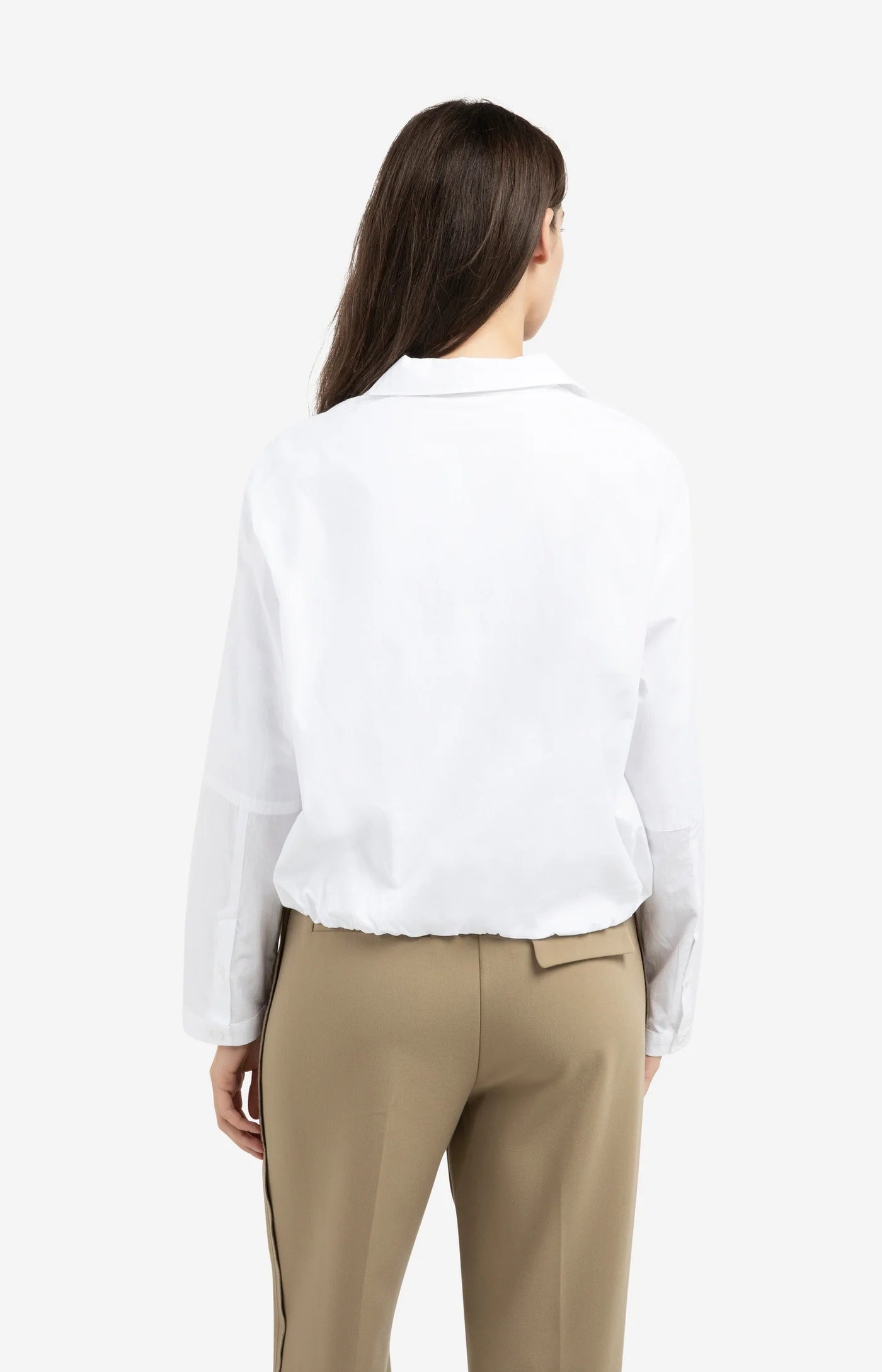Yaya Balloon Blouse in Pure White