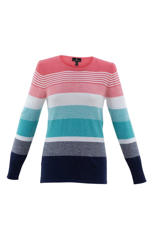Colourful Striped Sweater