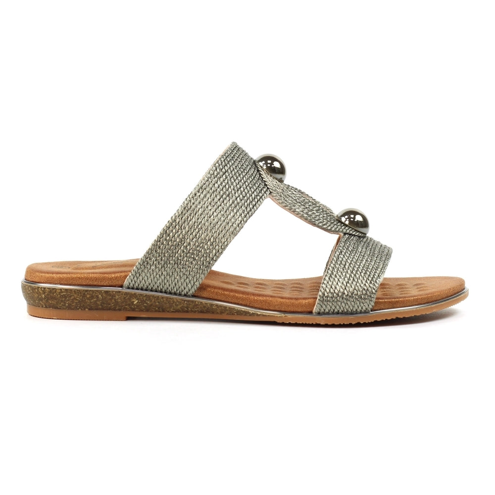 Callow II Sandal in Pewter