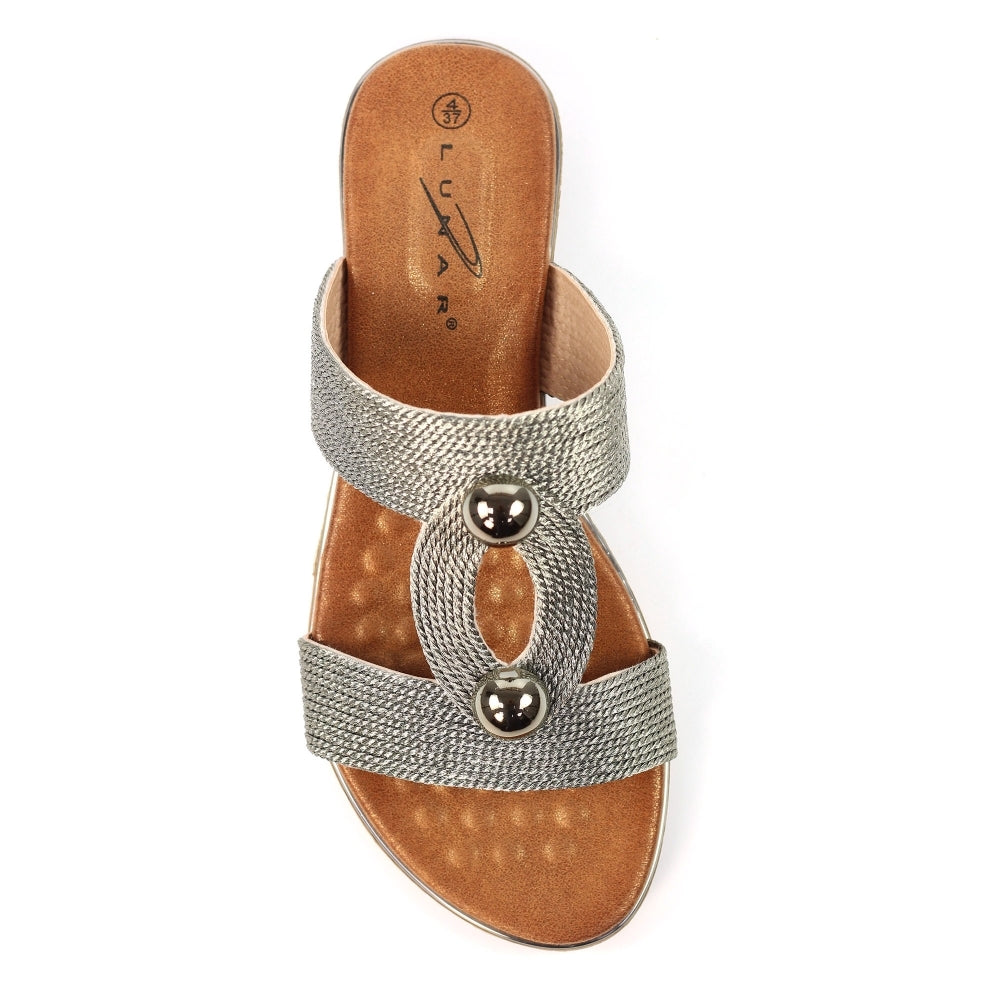 Callow II Sandal in Pewter