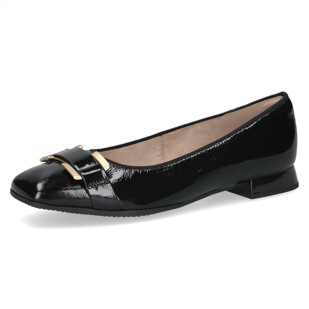 Caprice Court Show in Black Nappa