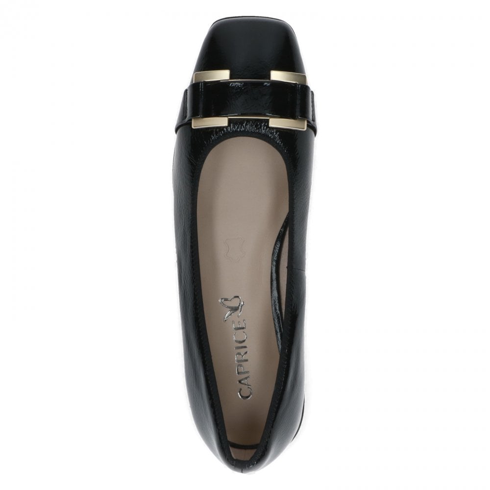 Caprice Court Show in Black Nappa