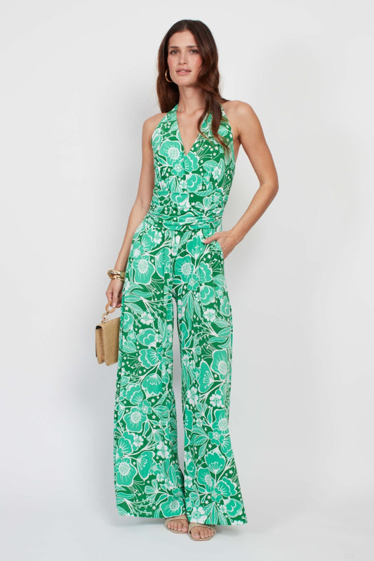 Onjenu Ciara Jumpsuit Wildflower Green