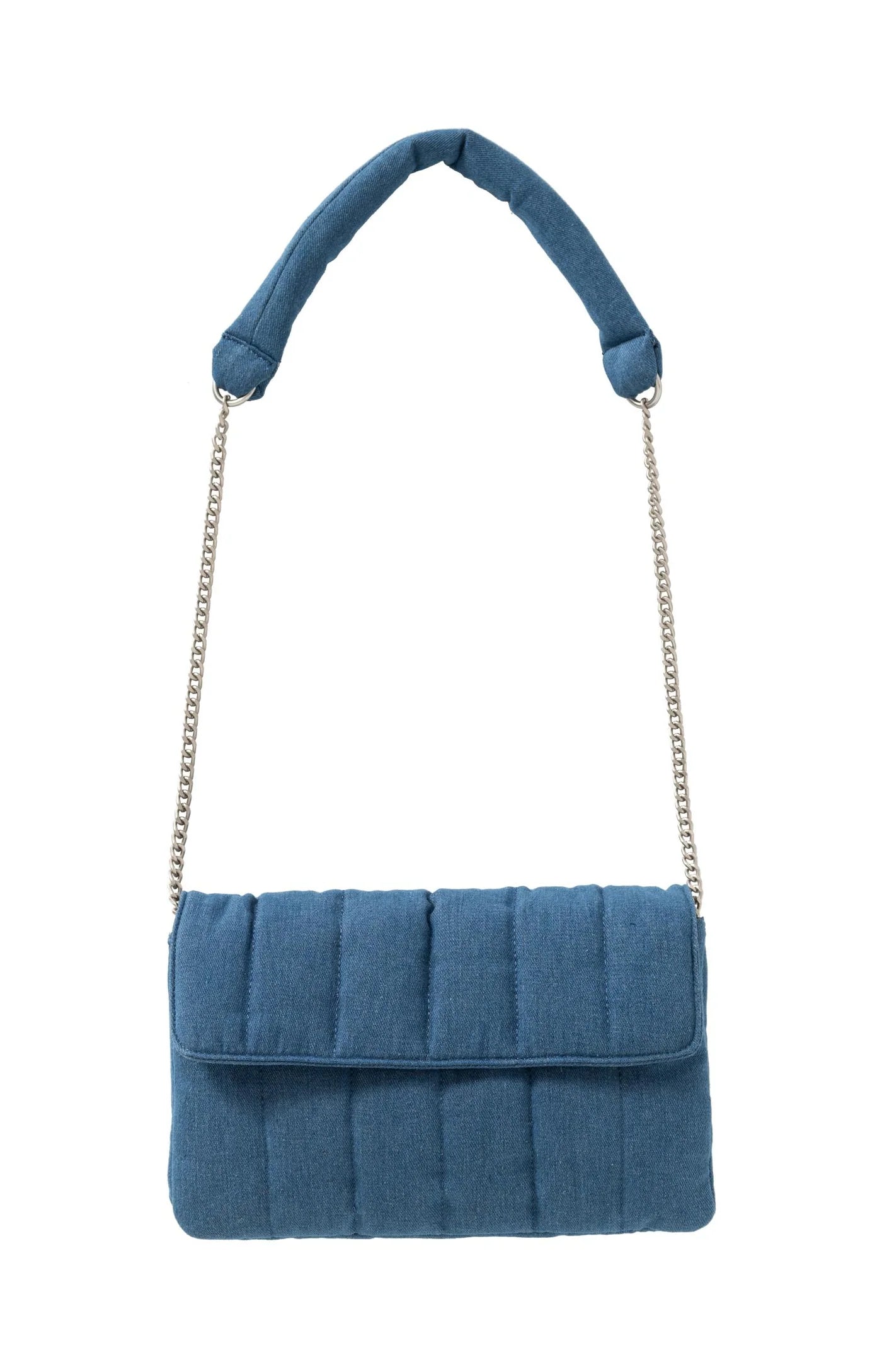 YAYA Padded Denim Crossbody Bag