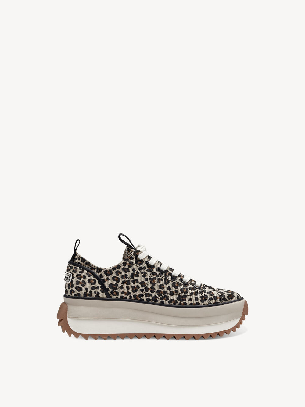 Platform Sneaker in Leopard