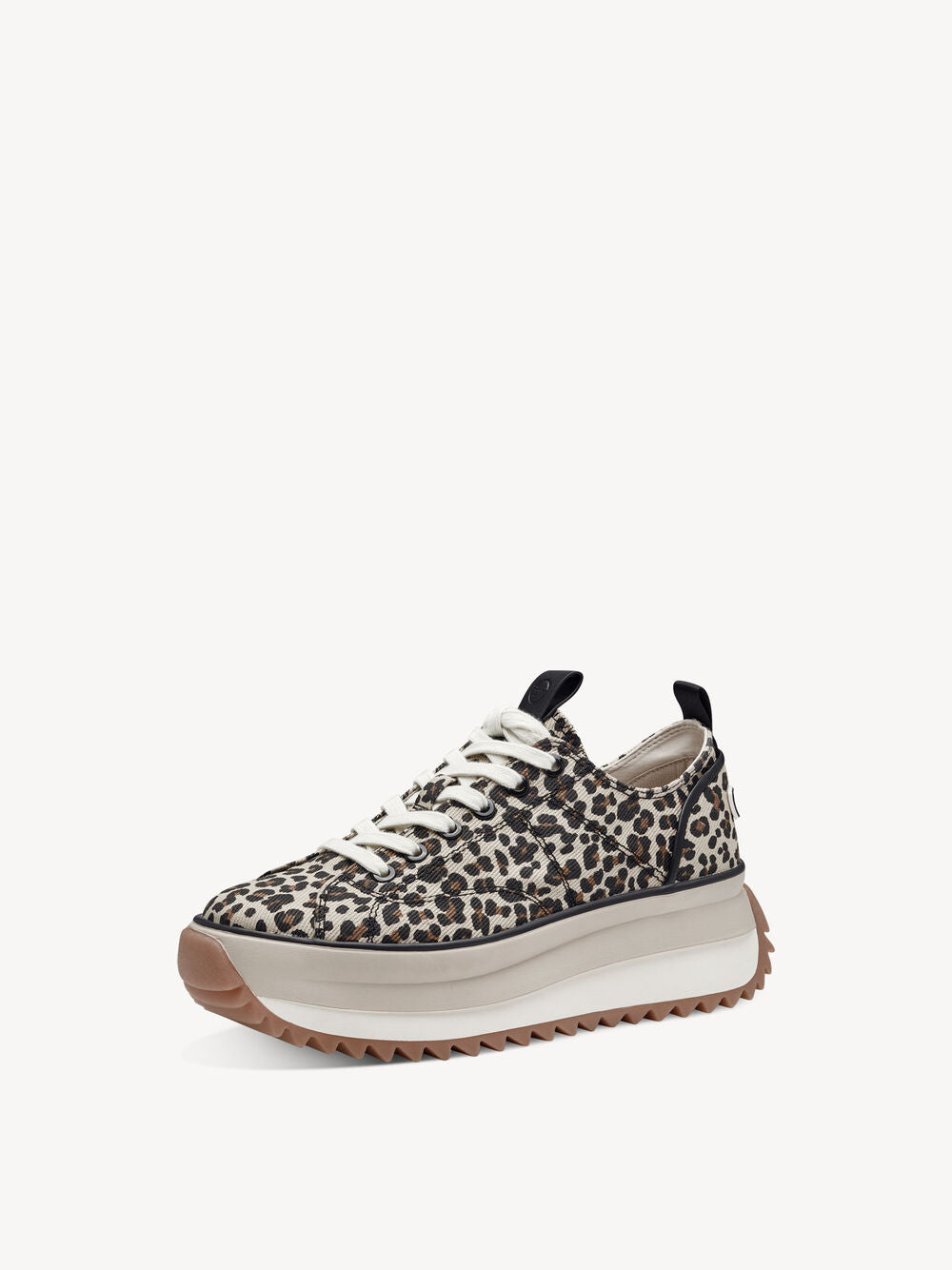 Platform Sneaker in Leopard