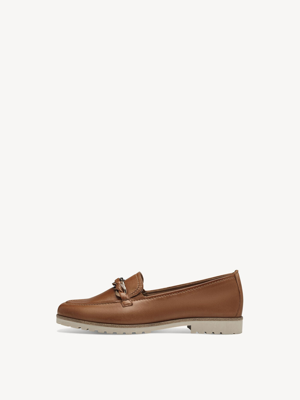 Leather Loafer in Cognac