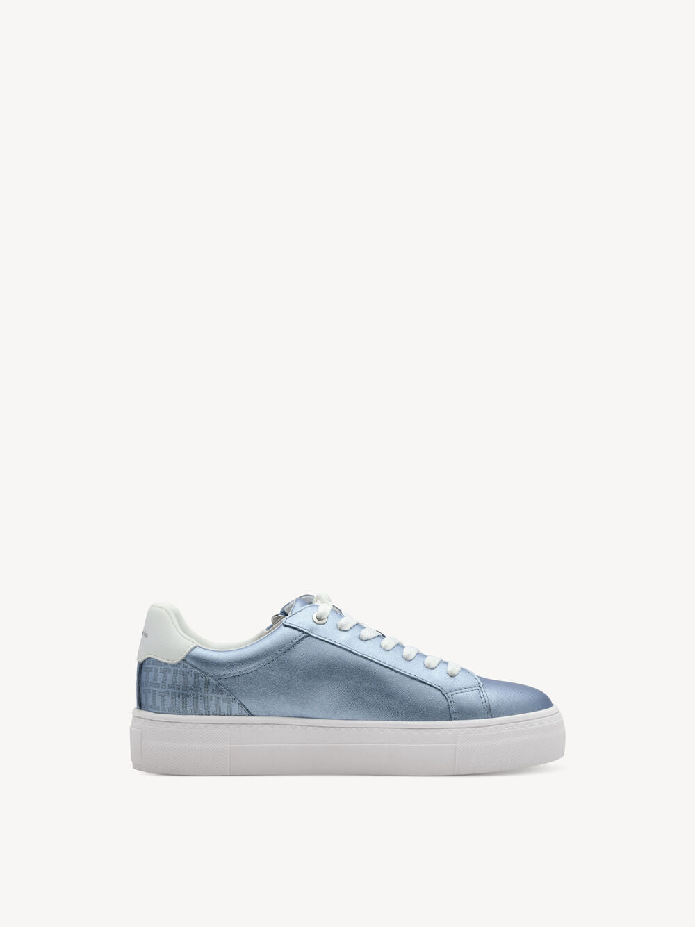 Metallic Sneaker in Light Blue