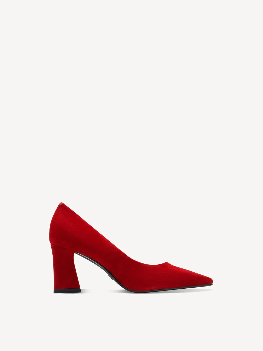 Tamaris Leather Pumps in Red