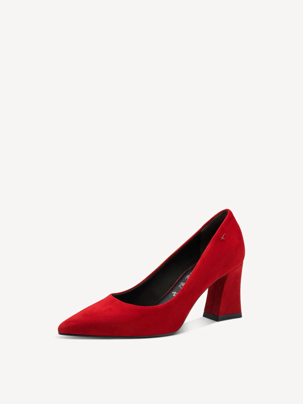 Tamaris Leather Pumps in Red
