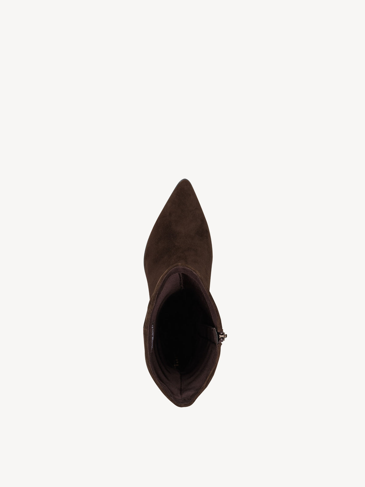 Tamaris Leather Stiletto Ankle Boots in Mocca