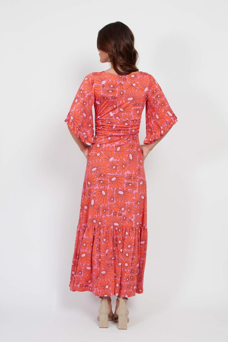 Onjenu Gabriella Dress in Daisy Pink