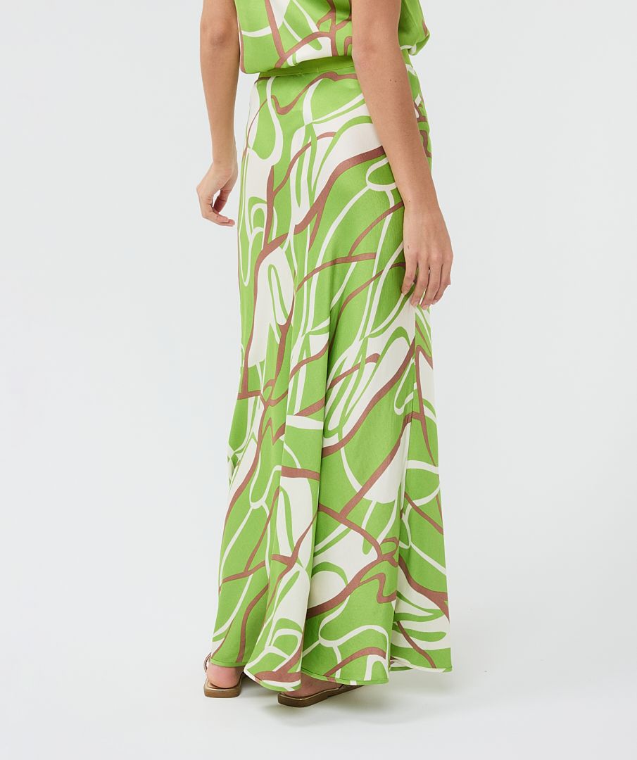 Maxi Skirt in Paradise Swirl