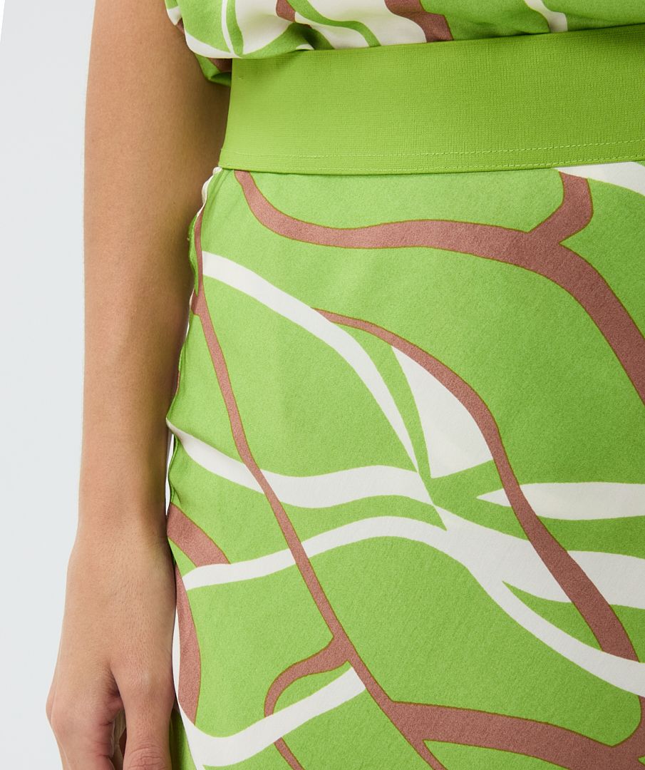 Maxi Skirt in Paradise Swirl